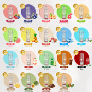 TNT煙彈4ml一顆一盒三入通用主機一代電子霧化彈